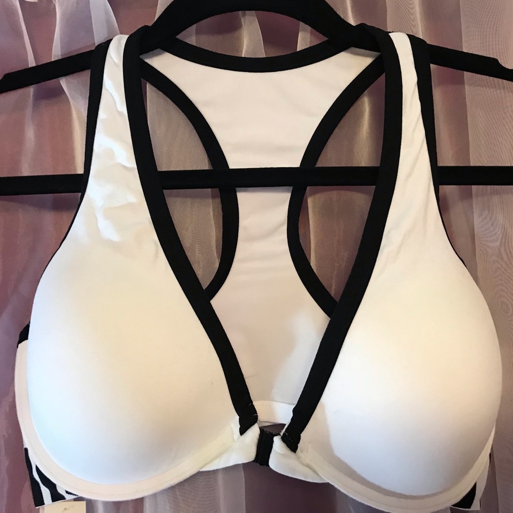 Victoria’s Secret PINK White Racerback Bra